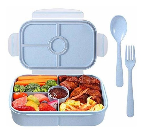 Bento Caja Para Niños Contenedores Con 4 Kqfzm