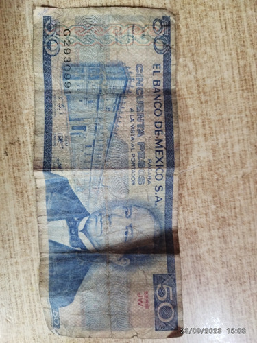 Billete De 50 Pesos 1981