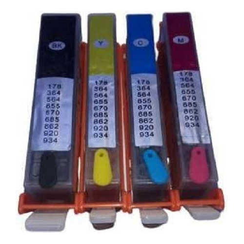 Cartucho Recargable +chip Compatible Con 904 6970 Coloraelec