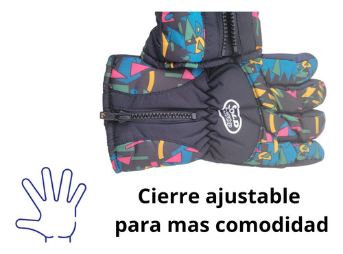 Guantes De Esquí Cold Stop Premium Para Nieve Talle L