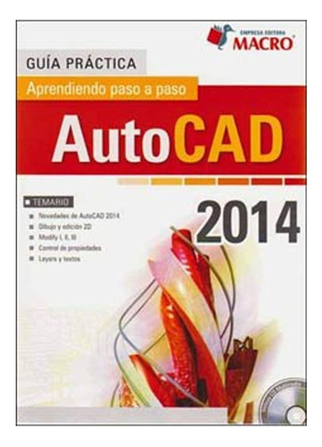 Libro Guia Practica Aprendiendo Paso A Paso Autocad 2014