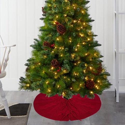 S Falda De Árbol Rojo Falda De Árbol De Navidad Adorno De
