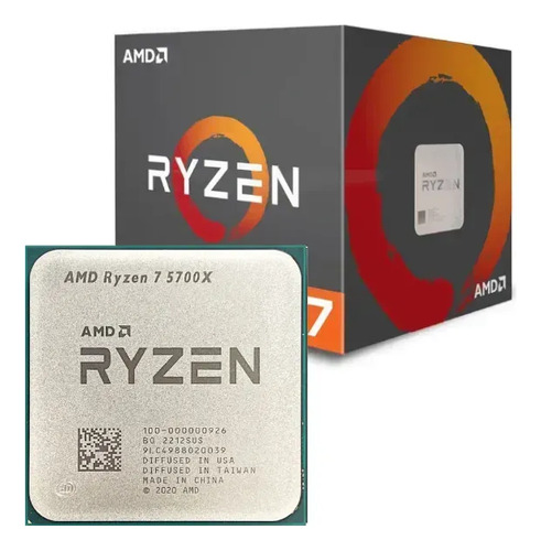 Kit Upgrade Ryzen 7 5700x + B550m Aorus Elite + 32gb +cooler Kit Gamer