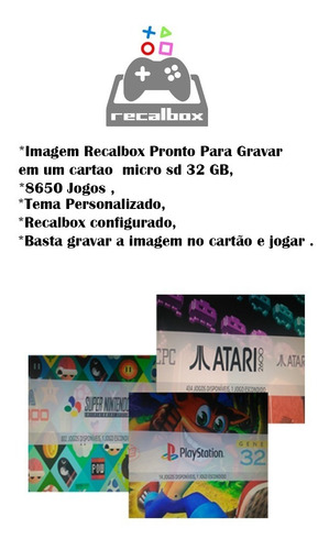 Imagem 1 de 5 de Recallbox 32gb 32 Emuladores