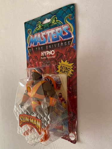 Hypno Motu Origins Retro Play Mattel Wave 12 Card Maltatado (Usado)