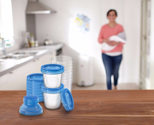Imagen 3 de 5 de Vasos Para Almacenamiento De Leche Materna Avent Scf618/10