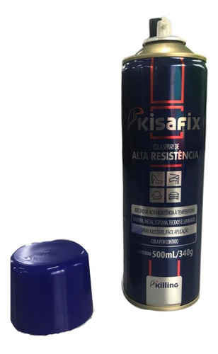 Cola De Contato Spray Kisafix Alta Resistência Temperatura