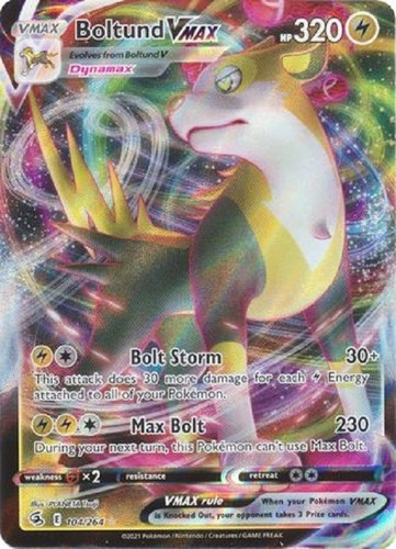 Boltund Vmax 104/264 Ultra Raro Pokemon Tcg