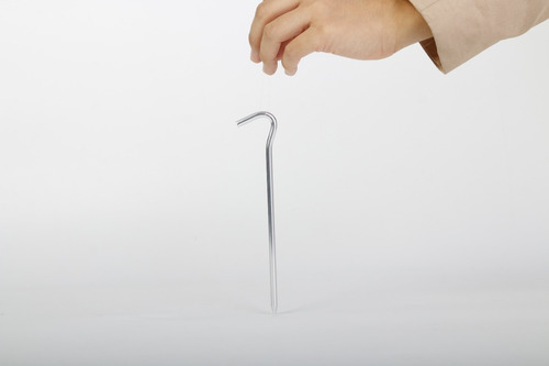 Imagen 6 de 8 de Clavijas De Aleación De Aluminio Con Gancho Para Camping