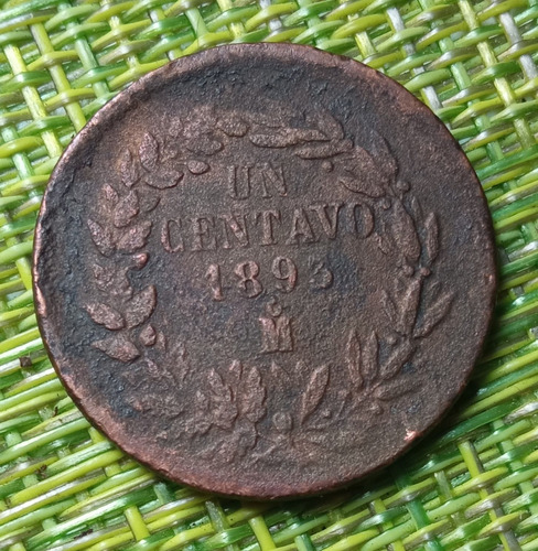 Moneda 1 Moneda De Centavo 1893 En Buen Estado, Porfiriano 