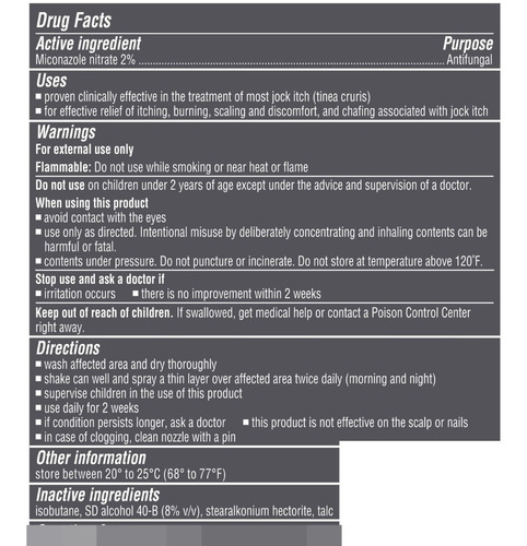 Lotrimin Af Jock Itch Antifungal Spray Talco En Polvo 3 Pzs