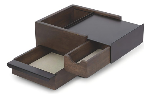 Joyero Umbra Mini Stowit (negro-nogal)