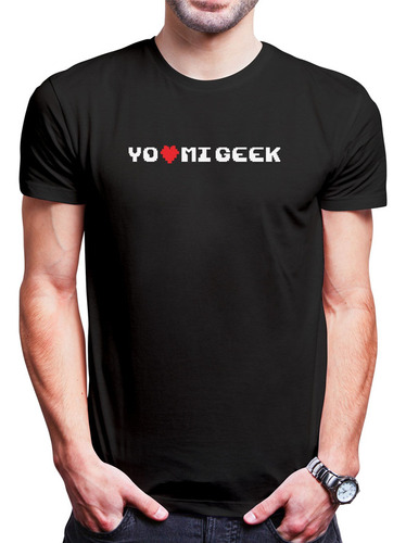 Polo Varon Yo Amo Mi Geek (d0077 Boleto.store)