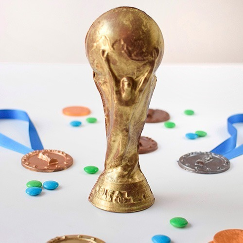 Imagen 2 de 7 de Set De 2 Moldes Placas Copa Mundial Y Medallas Parpen