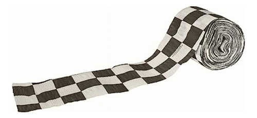 Beistle 55397 Flame Resistant Checkered Crepe Streamer, 21/2