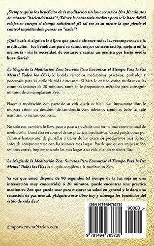 La Magia De La Meditacion Zen Secretos Para..., de Brooks, Jenni. Editorial Createspace Independent Publishing Platform en español