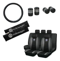 Comprar Funda Tela Y Ecocuero Volkswagen+ C. Volante Y Cinto + Tapas