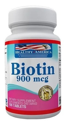 Biotina 900mcg 100 Caplets - Unidad a $430