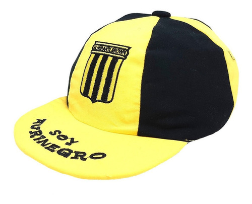 Gorra Jockey Futbol Almirante Brown Aurinegro Bebe