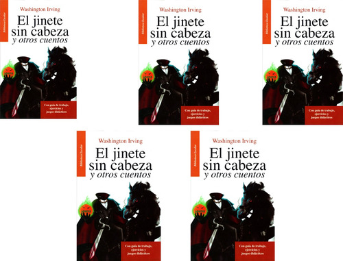 Pack 5 Libros El Jinete Sin Cabeza Y Otros Cuentos/bibliotec