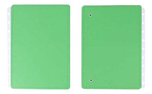 Capa E Contracapa Caderno Inteligente Médio All Cor Verde