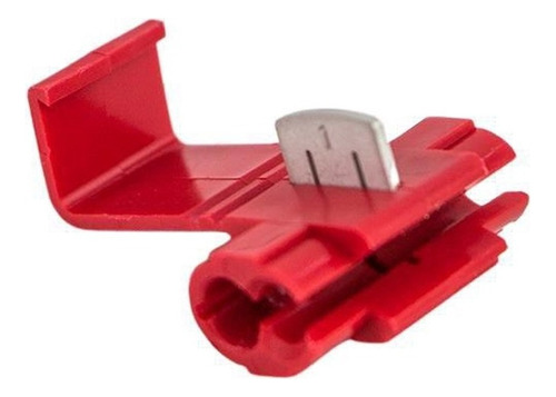 Conector Derivação P/emenda Fiação 0,5 A 1,0mm Vermelho 100p