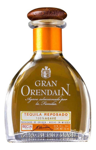 Pack De 2 Tequila Gran Orendain Reposado Mini 50 Ml