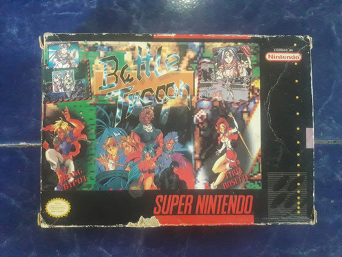 Vendo Juego De Super Nintendo Battle Tycon Asiatico En Caja