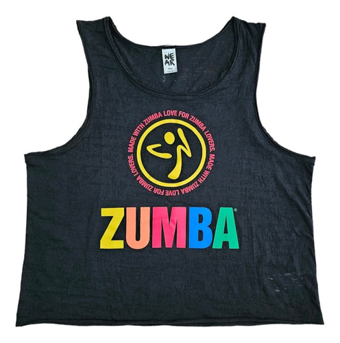 Musculosa Zumba Original Semi Nueva