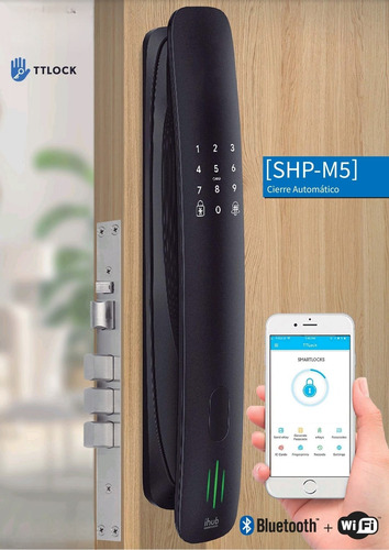 Cerradura Biometrica Ihub Shm-m5 Huella Clave Tarjeta App