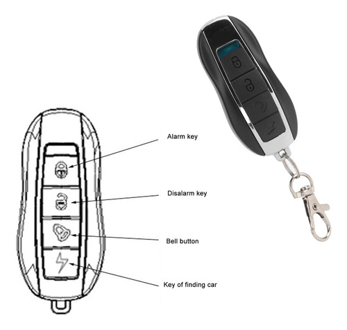 Alarma Antirrobo Para Motocicleta, 150 Db, Resistente Al Agu
