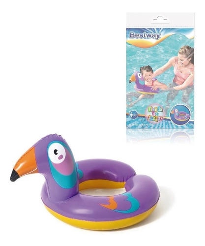 Salvavidas Inflable 51cm Animales Pileta Niños Bestway