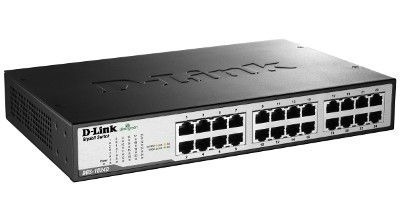 Imagem 2 de 5 de Switch 24 Portas Gigabit 10_100_1000 D-link Envios 24hs