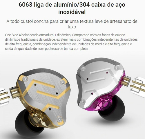 Imagem 9 de 10 de Fone Bluetooth Kz Zs10 Pro Com Microfone Original