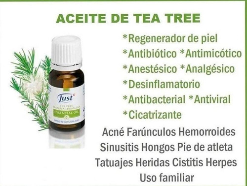 Aceite Esencial De Tea Tree Just 10 Ml