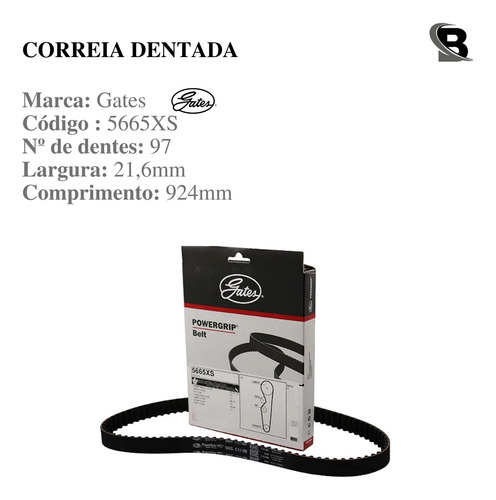 Kit Correia Dentada Tiggo 2 1.5 16v 2018 2019 2020 2021 2022