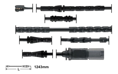 Sensor Balatas Traseras Bmw X4 X5 F25 F26 1243mm Cable