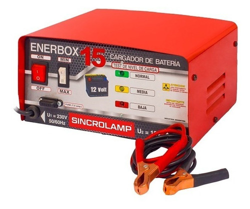 Cargador De Baterias 12 V 7 Amp Sincrolamp Enerbox 15