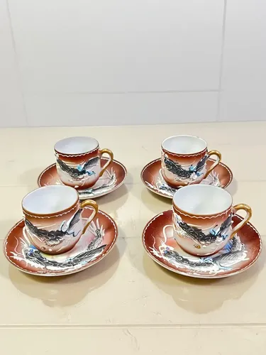 Xicara Café Porcelana Japonesa H Satsuma C/litofania
