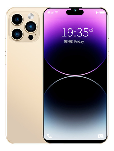 Smartphone I14 Pro Max 6.1 Pulgadas 16 Gb Rom 1 Gb Ram Andriod Dorado