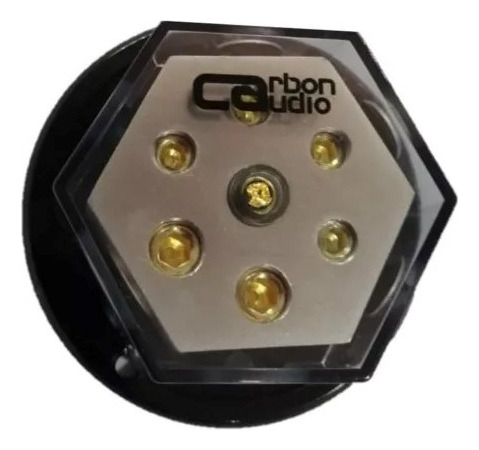 2 Distribuidor Corriente Hexagonal In#0 Out#4 Carbón Audio