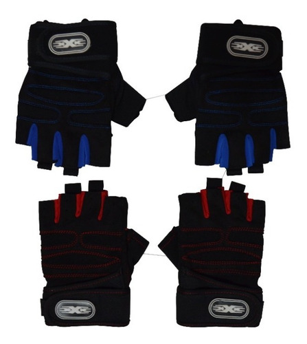Imagen 4 de 4 de Guantes Para Levantar Pesas Ejercicios Gym Mitones - Calidad