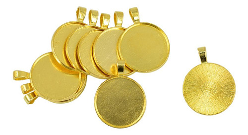 Conjunto De 10 Piezas De Bisel Para Colgantes De Cabujón En