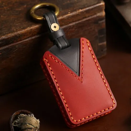 Funda Roja Para Llaves De Coche Volvo