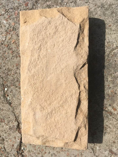Piedra Arenisca Escafilada (con Relieve) 15 X 30 Cm Pared