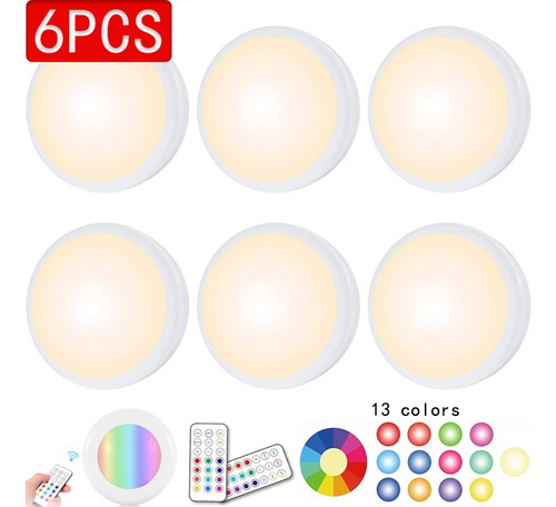 Color Changing Rgb Led Light Remote Control Led Puck Light