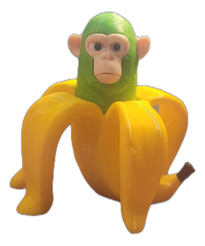 Muñeco 3d Chimpancini Bananini Brainrot Italian