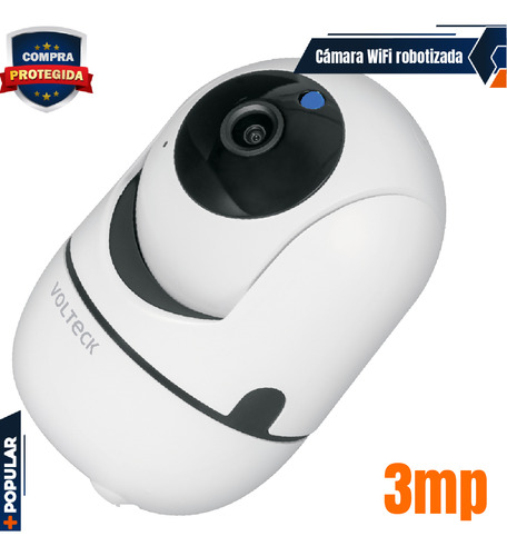 Cámara Wifi Robotizada 3mp, Volteck 49556