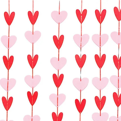 2 Decoraciones Para El Día De San Valentín, Guirnalda