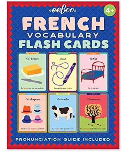 Eeboo Tarjetas De Vocabulario Francés